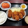 西川口の「あおき食堂」でカキフライ定食を食べました🍤