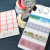 「クルクルカード」に巻きつけて大好きなマスキングテープを持ち歩く