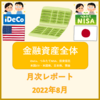 金融資産全体 運用成績 2022年9月