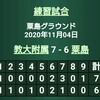 1年生チーム始動～そしてカップ戦お相手は？