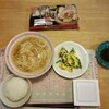 にゅうめん、ニラ玉、小籠包。