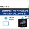 【実験部屋】Art-Netの出力をM5Stackでモニターする【Wi-Fi】【M5Stack】