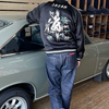 TAILOR TOYO テーラー東洋 　背中の白蛇が神々しい60周年記念スペシャル スカジャン　TT15712-119 Acetate Souvenir Jacket TOYO ENTERPRISE 60th Anniversary Special Edition “WHITE SNAKE” × “JAPAN MAP & SNAKE” 