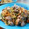 目からウロコのあさり焼きそば☆