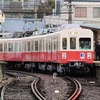 琴電サンクス電車　志度線塗装に