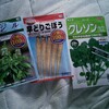 新しく野菜を作ってみる。クレソン・バジル・オオバ・ベビーキャロット・トウガラシ