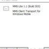 　WM6.1で【MMSLite 1.1 Build 303】が動くらしい！！