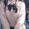 【画像生成AI投稿解析のToken】【トップス】「冬の風物詩」女子中高生セーター概念
