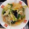 スキーからの珍しくSAでラーメン食べました。