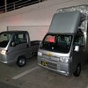 代車のトラックにのりかえたら、会社近くの