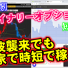 バイナリーオプション「寒波襲来でも家で時短で稼ぐ！」30秒取引