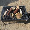 2日間は河原でBBQ