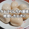 キタムラくんちの屋根を修理したときに。