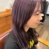 ティーンズの夏休みヘアカラー【バイオレットアッシュのアンブレラカラー】