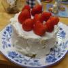 イチゴケーキを作ったぞ