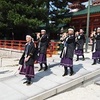 維新勤王隊の奏楽(演奏)、平安神宮応天門で披露♪（動画あり）