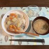 担々麺風素麺とクリームシチュー