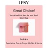 IPSY 選びました（Apr 2022）