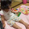 5歳と1歳　7月30日　お姉ちゃんと勉強