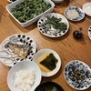 使えるたらこパスタソースと山菜で夕食