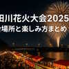 隅田川花火大会2025 屋台の場所は？見どころを詳しく紹介！