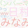 　Twitterキーワード[#乃木坂工事中]　08/10_01:18から60分のつぶやき雲