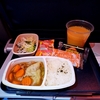 ＤＬ０１８１便（ホノルル→羽田）の機内食