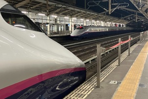E2系やまびこ号グリーン車で締める弘前帰省と仙台遠征。友情出演：E5系、W7系、京成3400形3448編成と3200形。