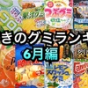 グミ好きのグミランキング 6月編