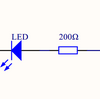 強弱をつけてLEDを点滅させる