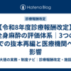 【令和8年度診療報酬改定】全身麻酔の評価体系｜3つの軸での抜本再編と医療機関への影響