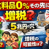 食料品０％実施後の増税は待っているのか？徹底解説
