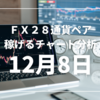 【FX】稼げるチャート分析 12月8日
