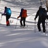 大寒の東熊山遊山　雪の上