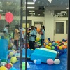 【中部大学祭 ② 】模擬店巡り：バルーンの森:風船をもらって大喜びでしたよ、ありがとうございました。🎈🎈🎈