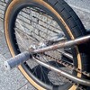 BMX後輪カーボンリム組み換え一週間後