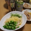 冷やしたぬきうどん、休肝日