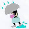 雨の日のは危険！傘をさして買い物に出掛けた時に気付いたこと！