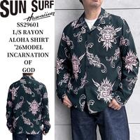 SUN SURF サンサーフ より ポリネシア神話に登場するティキ柄の長袖 