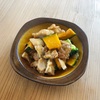 鶏唐揚げ、かぼちゃ、ブロッコリの甘酢あん