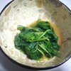 
菜の花とたんぽぽの辛子酢味噌あえ…春の味！