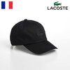 【LACOSTE限定特価】ワニロゴを帽体と同一のカラーで配したシンプル・キャップ