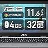 Google Chromebook ASUS ノートパソコン C223NA(11.6インチ, 999グラム, 約11.3時間/インテル Celeron N3350/4GB, 32GB/Type-C 給電/Webカメラ/グレー)【日本正規代理店品】【あんしん保証】C223NA-ENG