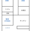 4人家族、3LDKの部屋割り