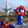 桜ライトアップの太陽の塔を撮影～万博記念公園にて_26/04/07
