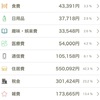 2023年の年間の家計簿