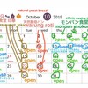 ２０１９年　１０月予定　２０１９　October  schedule 