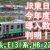 E131系長野車は今年度製造無しか JR東 今年度の製造数が判明！E131系仙石線とHB-E220系で数字が一致