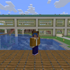 【マイクラ】〔建築＆整備〕川に架かる橋とラウンジ