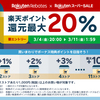 【楽天】スーパーセール連動！「Rebates」のポイント還元が凄すぎる！！